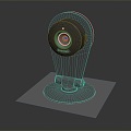 Monitor Monitoring Head Security Monitoring Camera 3d model