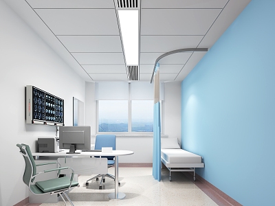 Modern Clinic Hospital Clinic 3d model