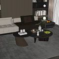 Modern coffee table 3d model