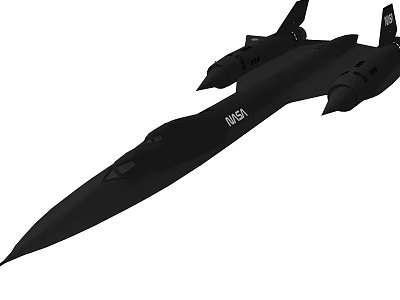 Black Military Fighter Jet With Twin Engines Sleek Fuselage And USAF Markings 3d model