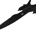 Black Military Fighter Jet With Twin Engines Sleek Fuselage And USAF Markings