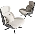 Minotti single sofa 3d model