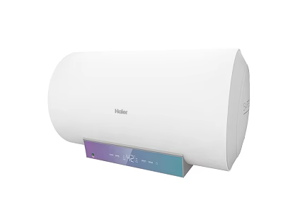 Haier Electric Water Heater With Digital Display Panel For Home Daily Use 3d model