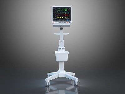 Modern Monitor Patient Monitor 3d model