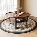 Middle Ancient Style Coffee Table 3d model