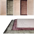 Square Rugs In Various Colors With Simple Patterns For Home Decor