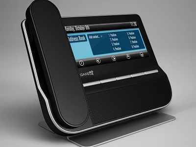 Smart Office Appliance With Touchscreen Display And SmartDesk Interface For Productivity In Modern Workspace 3d model