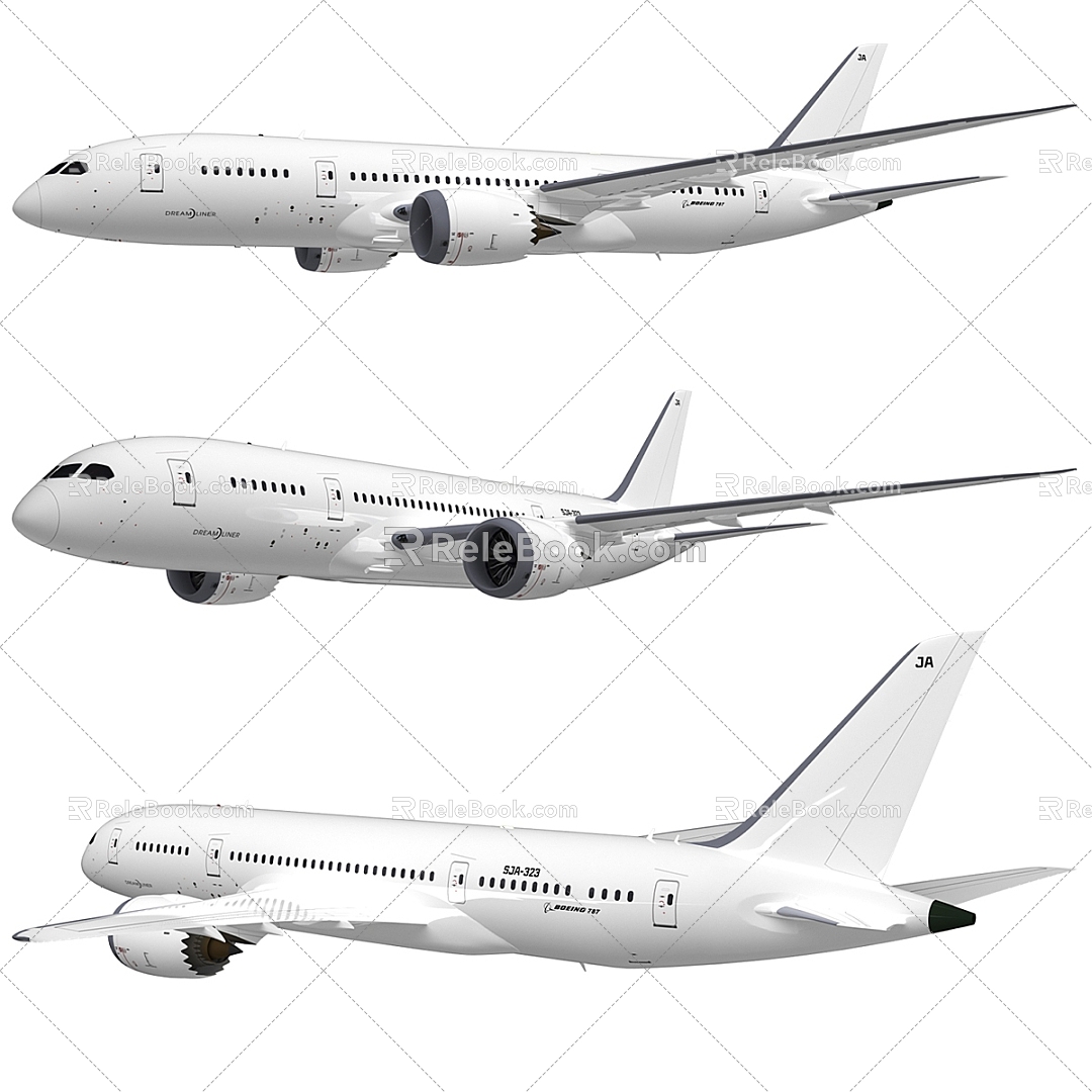 aircraft passenger aircraft 3d model