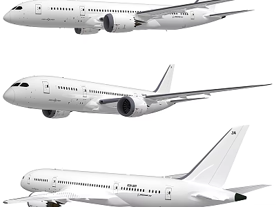 aircraft passenger aircraft 3d model