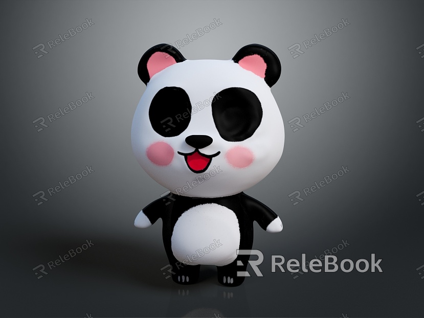 Panda Animal Cartoon Panda Animation Panda Animation Panda Cartoon Character Cartoon Animal model