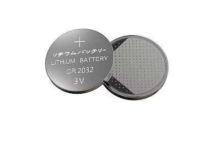 Lithium Button Cell Battery CR2032 3V For Small Electronic Devices Power 3d model