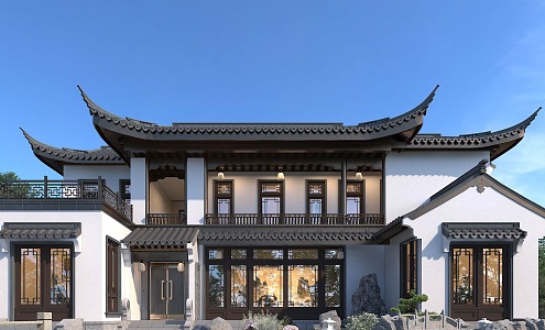 Chinese ancient building 3d model