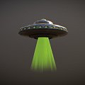 Retro UFO 3d model