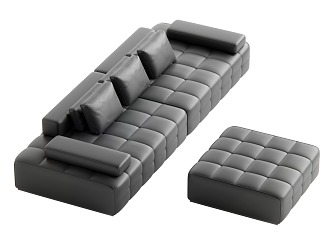 Modern Multiplayer Sofa 3d model