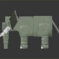 modern toy image pixel image voxel image 3d model