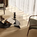 Modern Leisure Chair With Wooden Frame And Comfortable Grey Fabric In Living Room