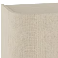 Beige Upholstered Cabinet With Four Doors Modern Design And Sleek Appearance