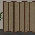 Screen partition 3d model