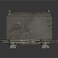 Vintage Projection Monitoring Equipment With Reels Control Knobs And Display Panel