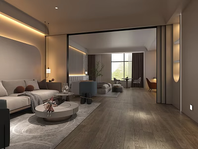 Modern Hospital Outpatient Clinic With Comfortable Waiting Area And Medical Consultation Rooms 3d model