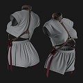 Women's Clothes Girls Women's Clothes Clothing Clothing dress Skirt Belt Strap 3d model