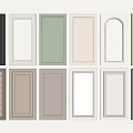 Cabinet Doors in Various Colors and Designs for Interior Decoration Projects