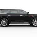 Black Luxury SUV Featuring Chrome Grille Sleek Body Lines And Premium Alloy Rims