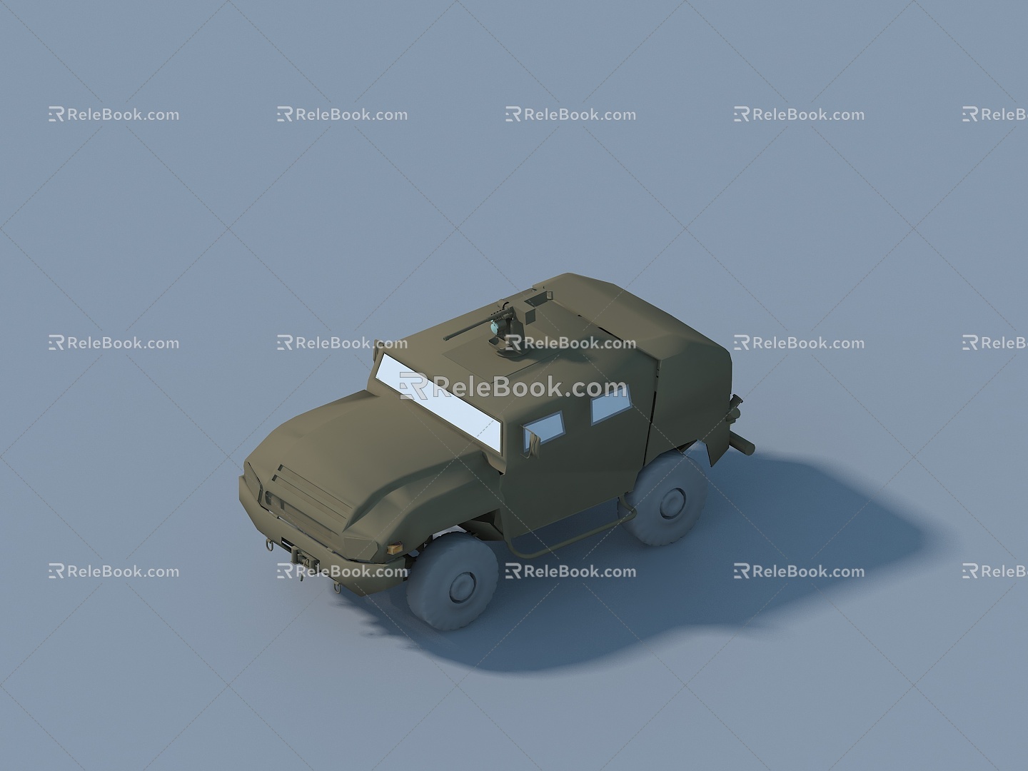 modern military car model