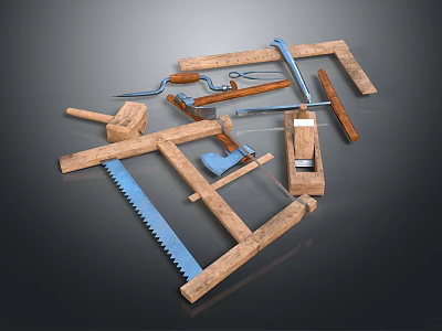 Woodworking Tools Saw Saw Blade Saw Tools Hardware Tools Processing Tools 3d model