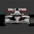 White And Red Formula 1 Car With Shell Logo And McLaren Branding