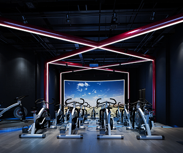 Modern Gym 3d model