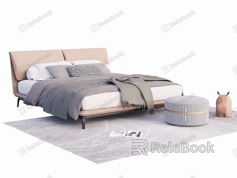 Italian Double Bed model