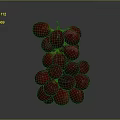 Fresh Ripe Red Grapes Bunch With Juicy Berries On Dark Background