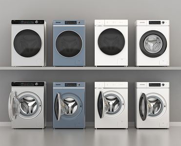 Modern washing machine 3d model