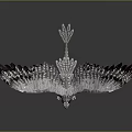 Silver Dragon Sculpture With Spread Wings Standing On Dark Surface And Detailed Decorative Design