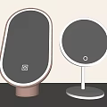 mirror makeup mirror vanity mirror beauty mirror folding mirror 3d model