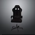 Modern Ergonomic Office Chair with Adjustable Base Armrests Caster Wheels and Upholstered Design