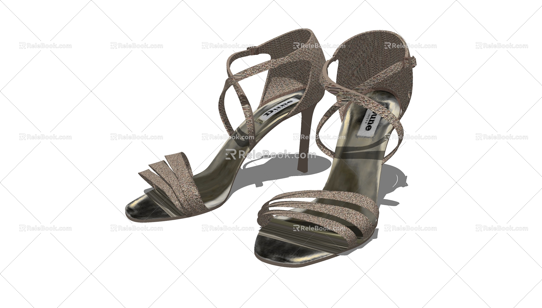 High-heeled shoes 3d model