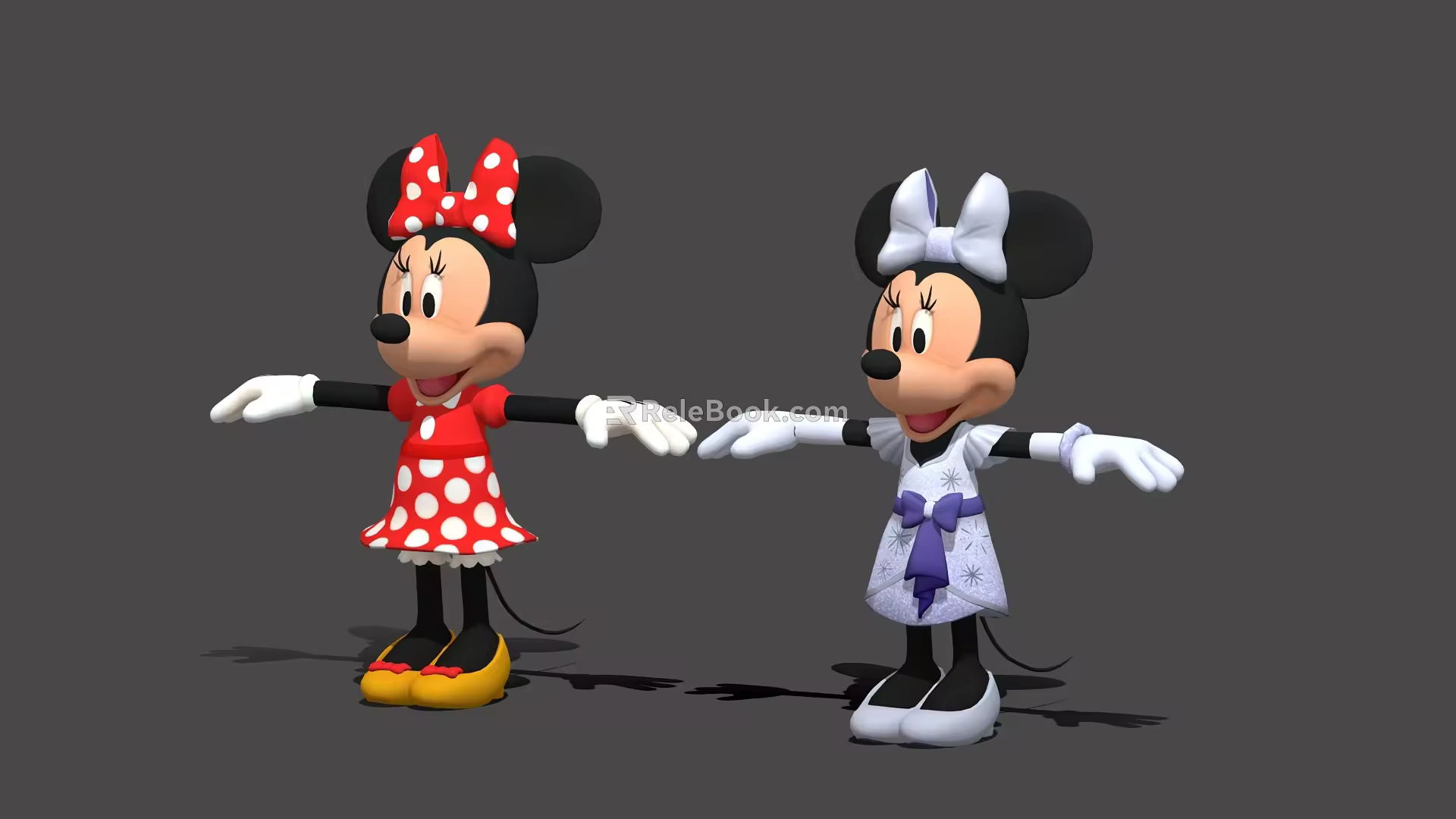Mickey Mouse Minnie Disney Cartoon Characters Cartoon Mouse Mouse Anime Characters Anime Characters 3d model