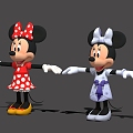 Mickey Mouse Minnie Disney Cartoon Characters Cartoon Mouse Mouse Anime Characters Anime Characters 3d model