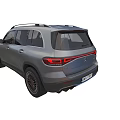 Modern Gray SUV Car Design With Roof Rails Alloy Wheels And Sleek Exterior