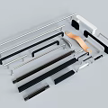 Modern handle 3d model