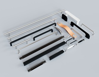 Modern handle 3d model