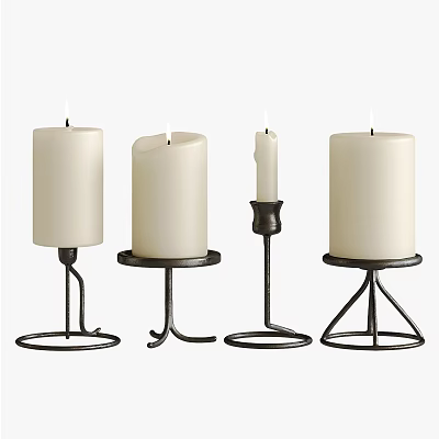 Modern Table Lamps With Unique Metal Bases And Classic Designs For Home Decor 3d model