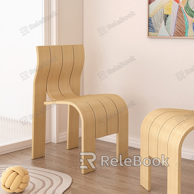 Log Chair model