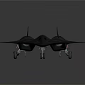 Red Sleek Advanced Fighter Jet Concept Design With Gray Background And Reflection 3d model