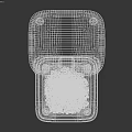 White Automatic Pet Feeder With Digital Display And Food Tray