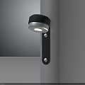 Modern Furniture Mounted Wall Lamp Featuring Black White Finish And Illuminated Glow