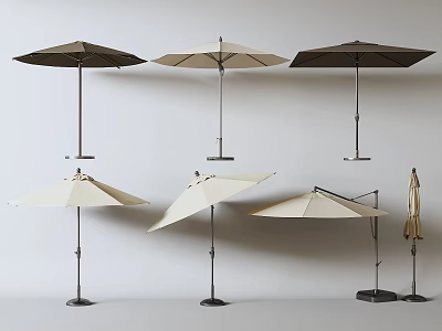 Modern Outdoor Parasol 3d model