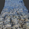 Modern Pavement Stone Pavement Stone Block Pavement Rock Block 3d model